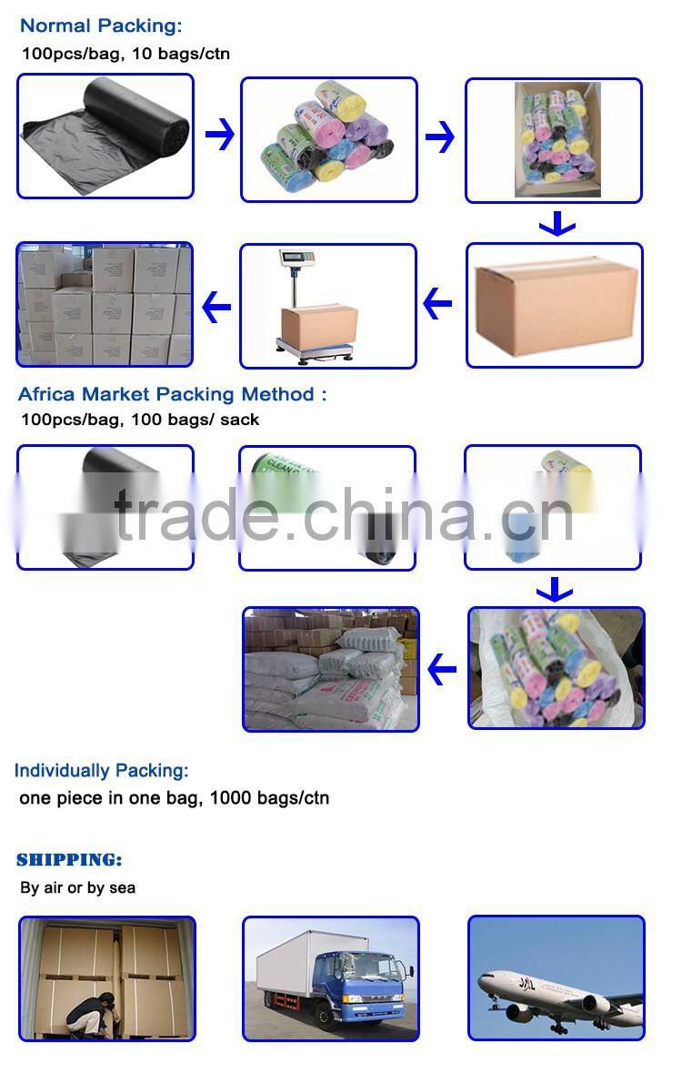 Colorful Dustin Liners for Garbage Packing