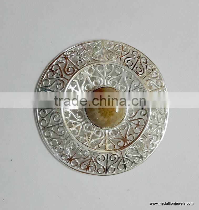 Amethyst Sterling Silver Jali Pendant, Designer Sterling Silver Casting Pendant, Fashion 925 Sterling Silver Jewelry