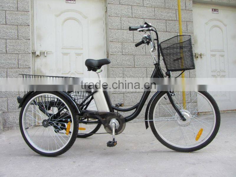 BA-TC24 36v 250w electric tricycle with CE certificate Lithium battery 24 inch