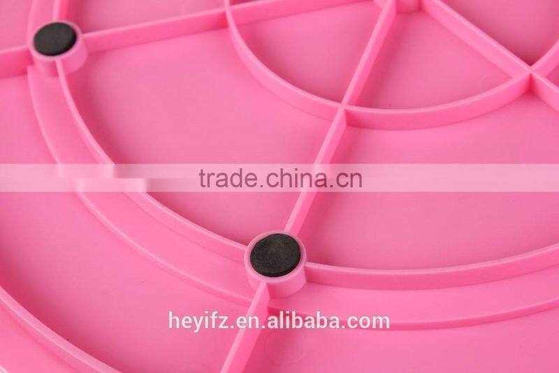 2016 Hot Selling ABS Multi Layer 360 Degree Rotating Cosmetics Storage Organizer