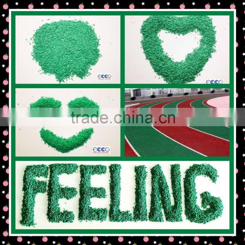 MDI PU binder / PU glue mixing with epdm rubber granules/epdm chips for sports flooring & playgrounds-FN-A-16080906