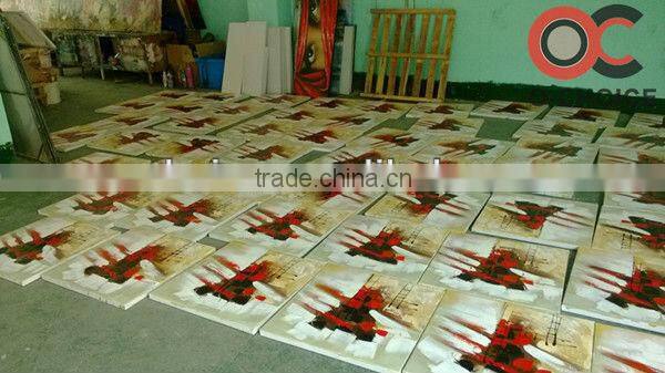Newest design handpainted abstract wall oil painting designs