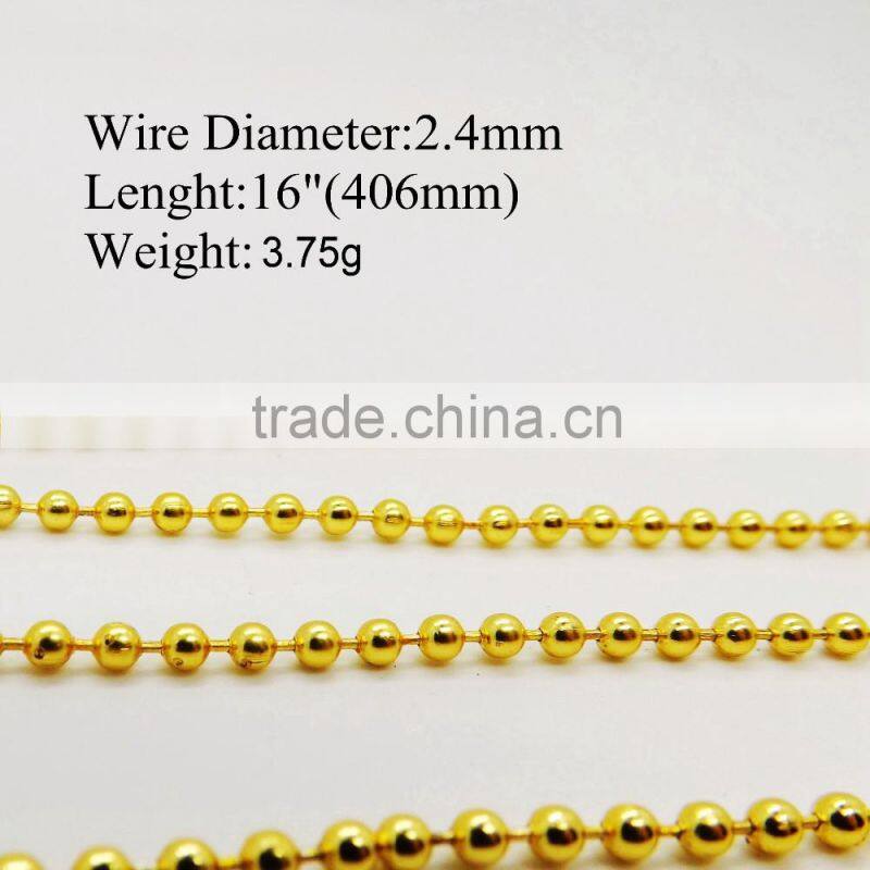 Christmas Decoration Bead Chain Necklace