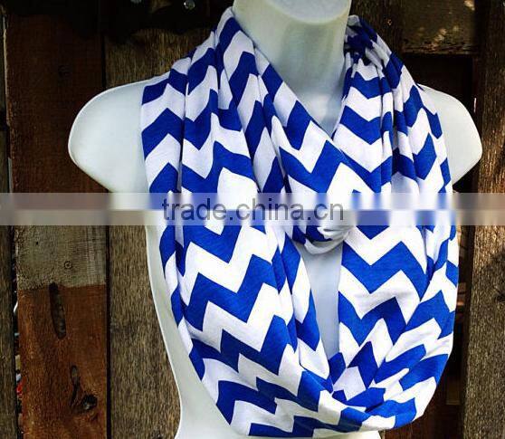 Wholesale baby scarf baby cotton scarf baby navy chevron scarf
