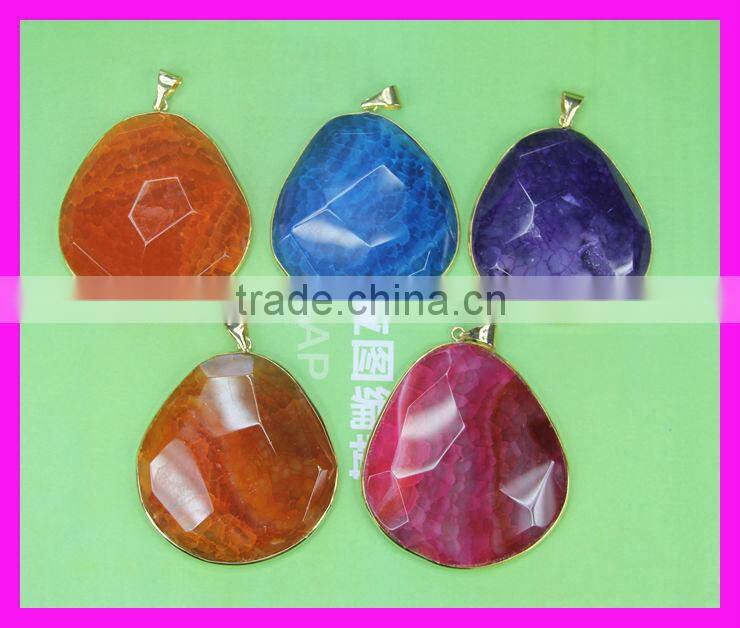 GZKJL-CT0007 Wholesale Crystal quartz, unique agete stone ,druzy agate gold beads gemstone bead