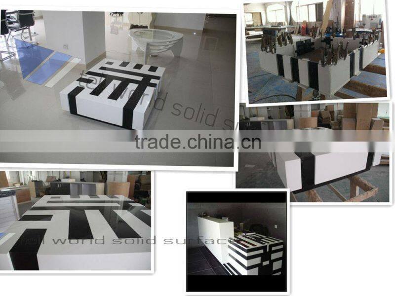 Tellworld latest design modern rotating glass coffee table