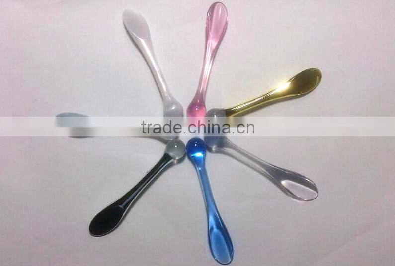 Acrylic different color cosmetic spoons for cosmetics