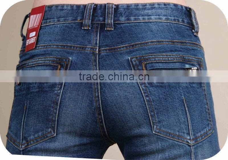 hot slim cutting straight jeans trousers for men