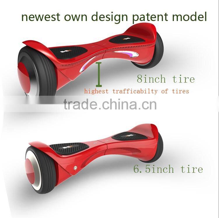 HX 6.5 inch self balancing scooter 2 wheel for kids with CE FCC RoHs UL certificate