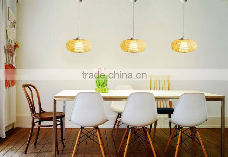 Natural Bamboo Handicraft Pendant Light Traditional Handicraft Techniques