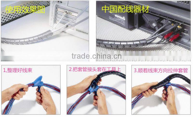 Spiral wrapping band