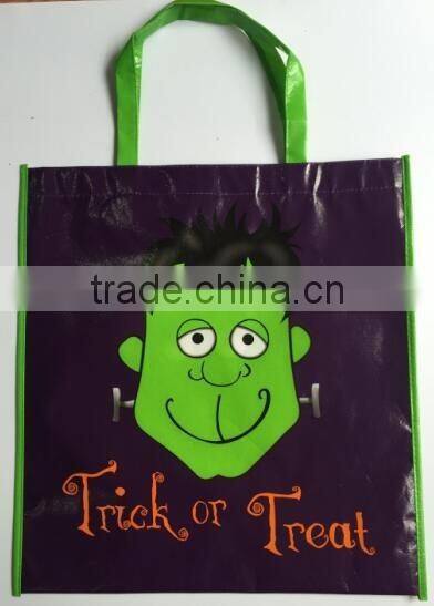 Exhibition Bag Hallowmas Eco Friendly Non Woven laminated Polypropylene Bag Factory