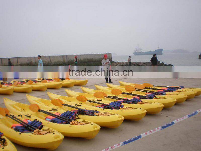 new double fishing boat with 4xflush rod holder with wheel