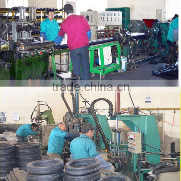 13x5.00-6 inch flat free rubber tire with rib tread for zero turn mower