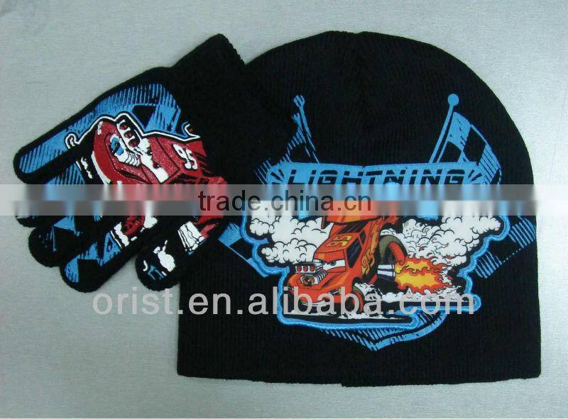 100% acrylic beanie for kids