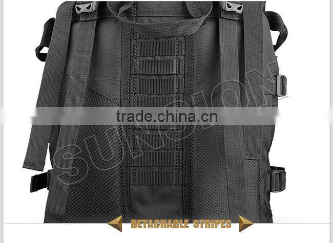 1000D waterproof nylon Large Capacity Load Bearing Backpack with ISO SGS