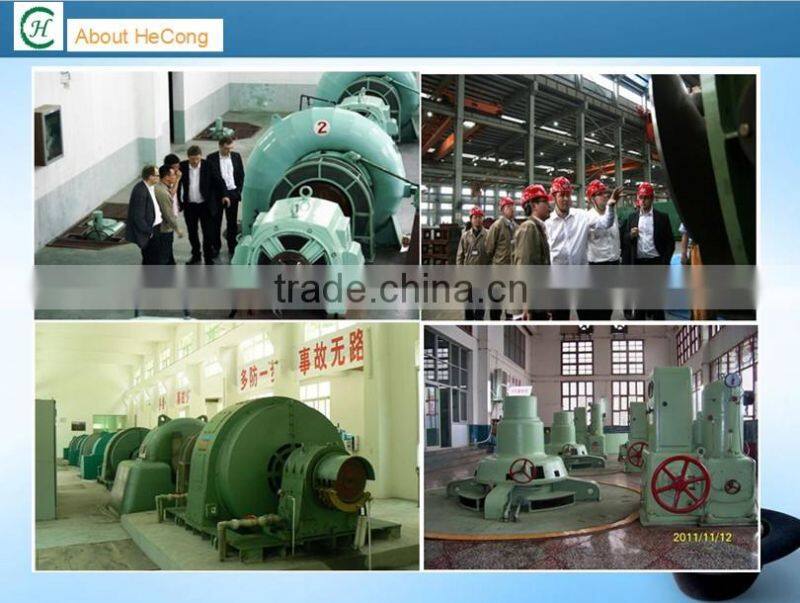 100KW Francis hydro turbine for small capacity hydro plants