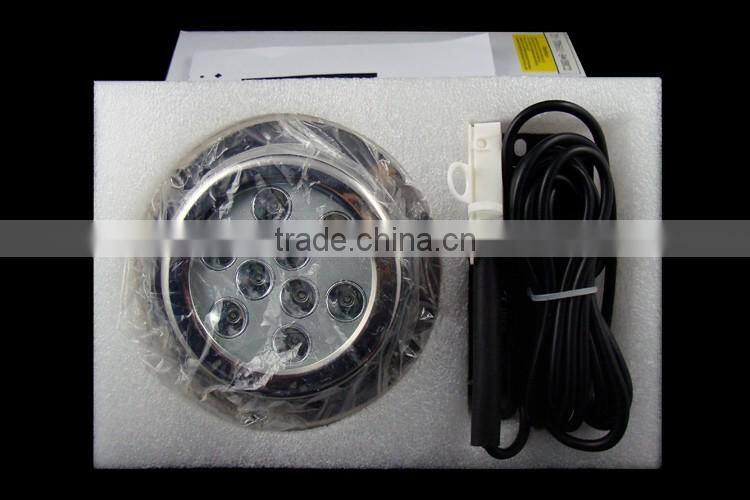 4.5 inch 27W round yacht boat marine light IP 68 316 stainless steel anti-corrosion