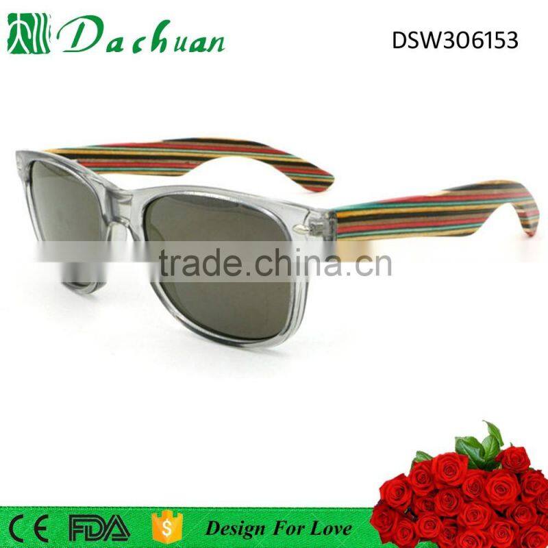 OEM China wholesale factory wood glasses handmade custom skateboard polarized wood sunglasses factory