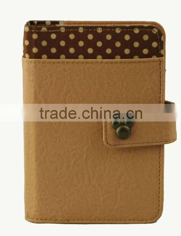 2015 NEW A5 Leather organizer / custom personal organizer / journal planner notebook