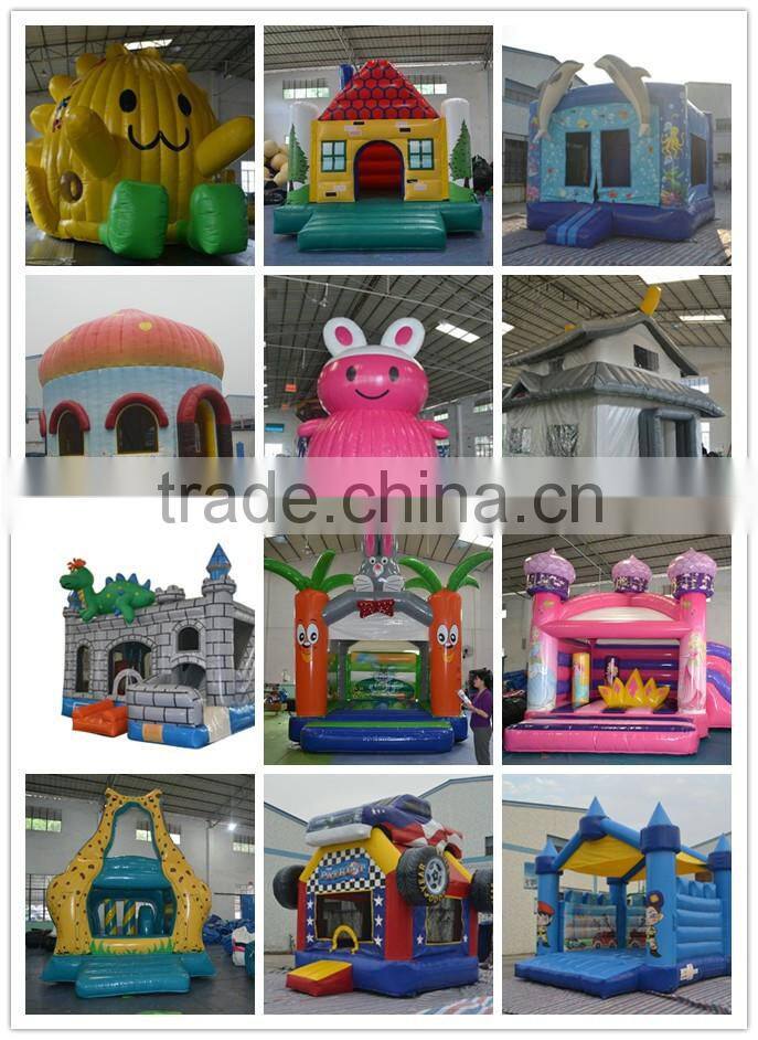 2016 Hot Sale Amazing Christmas Inflatable Castle Bouncer Santa House For Hot Sale