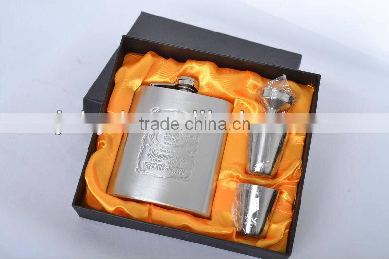Kit Flagon(Stainless steel hip flask set)
