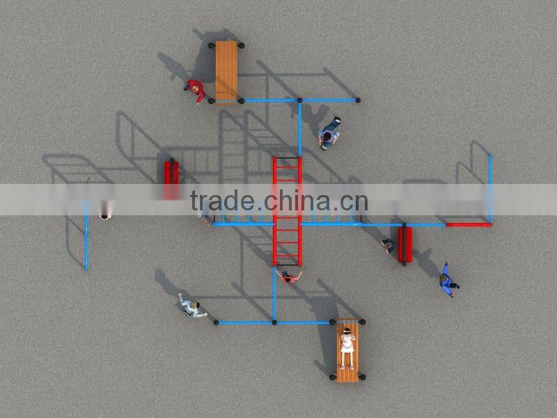 Outdoor children climb amusement park kids tunnel