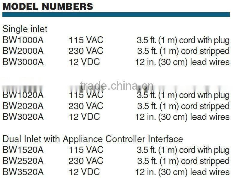 Dual Inlet Bottled Water Dispenser System Flojet Pump BW2005A