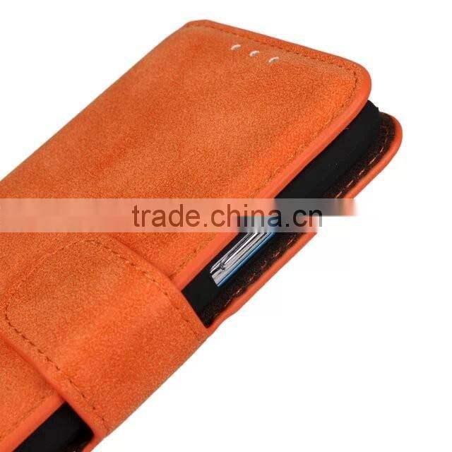 Magnet Leather Flip Case For Samsung Galaxy S5 I9600 , For Samsung S5 Case Leather