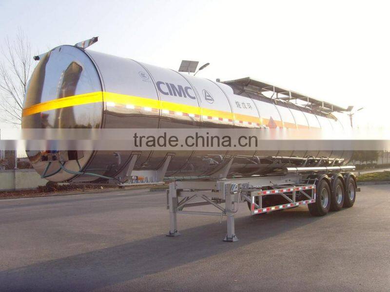 CIMC LINYU insulation fuel tanker semi trailer
