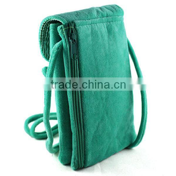 Mix designs wholesale plush cute cartoon kids mobile hanging pouch