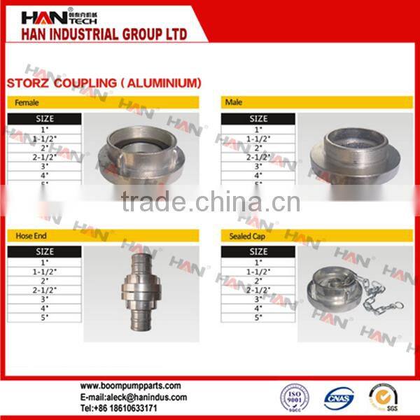 Schwing clamp DN150/125 with wedge-type OEM 10043559 coupling for putzmeister concrete pump spare parts