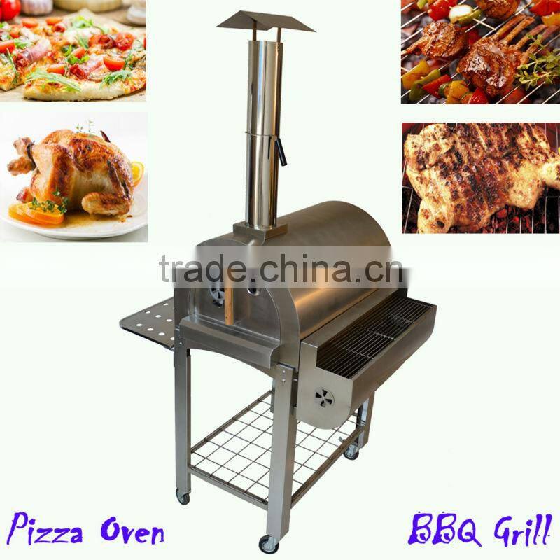 Charcoal Burner Barbecue BBQ Grill Pizza Oven