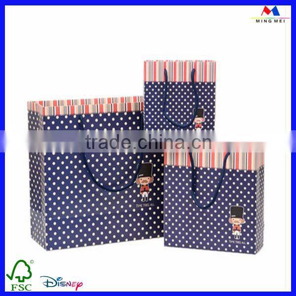 recycled high end paper packing bags