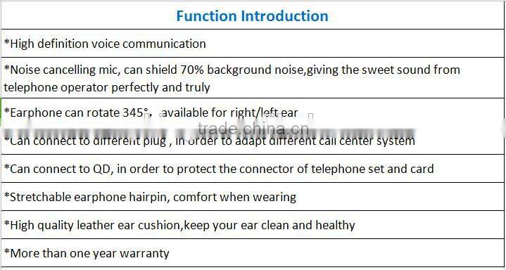 Multiple microphone headset for call center, PC , laptop , headband speakerphone