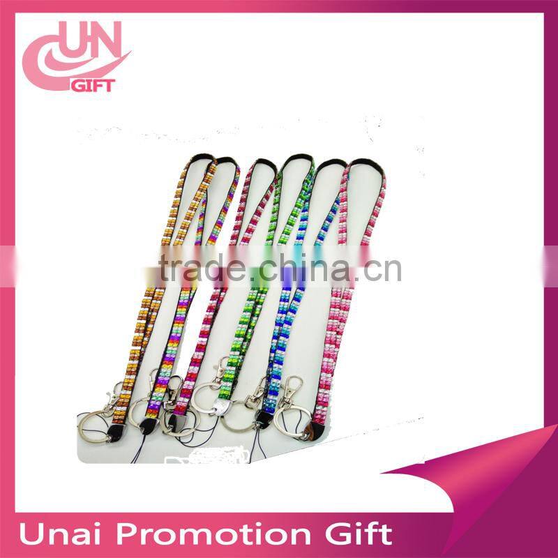 Quality Rhinestone Lanyard Diamante Extra Long Lanyard ID Card Mobile Phone