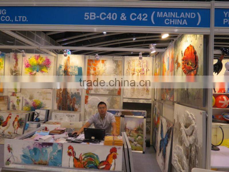 Handpainted modern oil on canvas wall art abstract canvas oil painting 16683