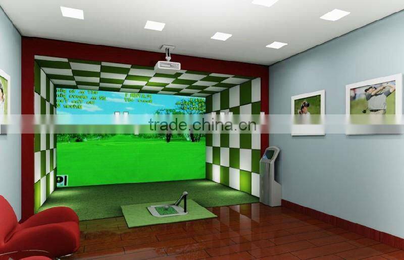 Home indoor golf simulator