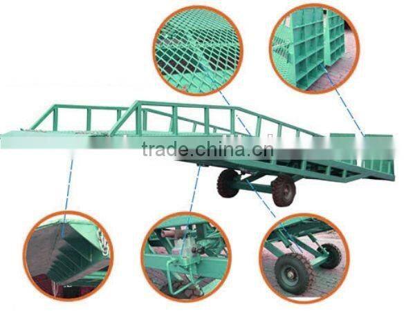 10ton mobile container loading and unloading dock ramp