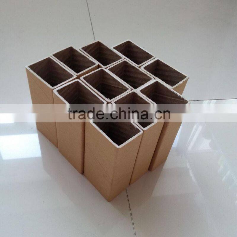 Kraft paper material square paper tube and recyclable features