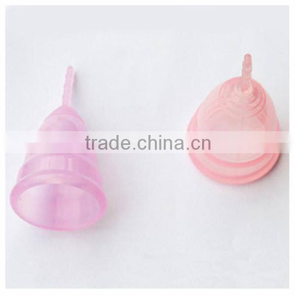 anti-bacteria 100% medical silicone menstrual cup