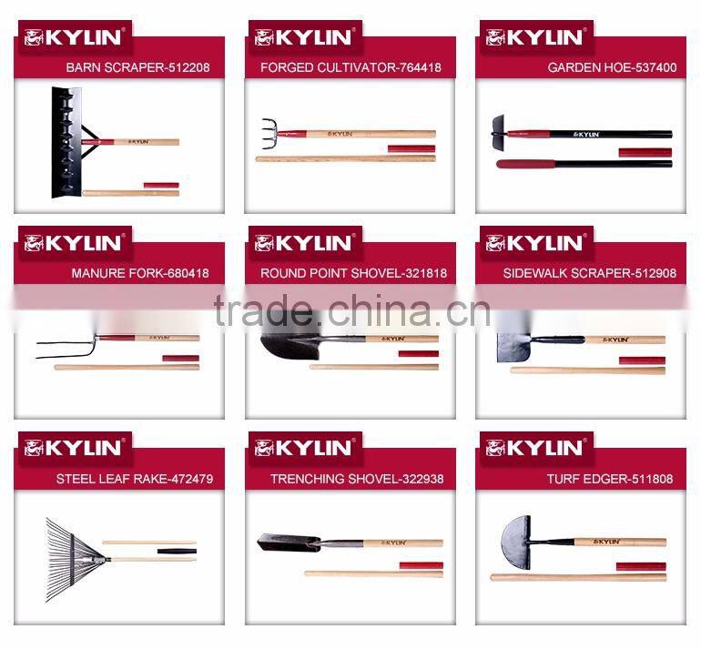 Mytest Long Handle Garden Tools Manure Fork With Ash Handle