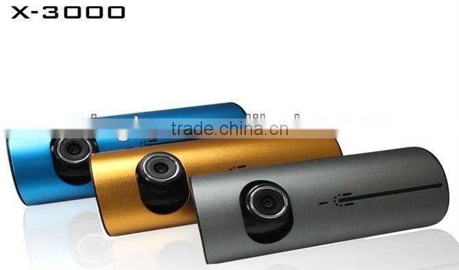X3000 dual lens Digital Car Black Box with google gps