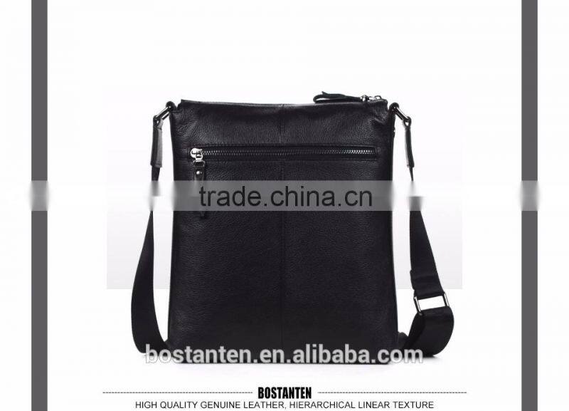real leather long strap men shoulder messenger bag laptop bags