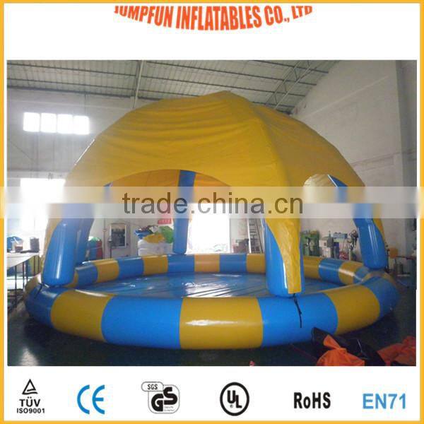 cheap inflatable pools with trampoline