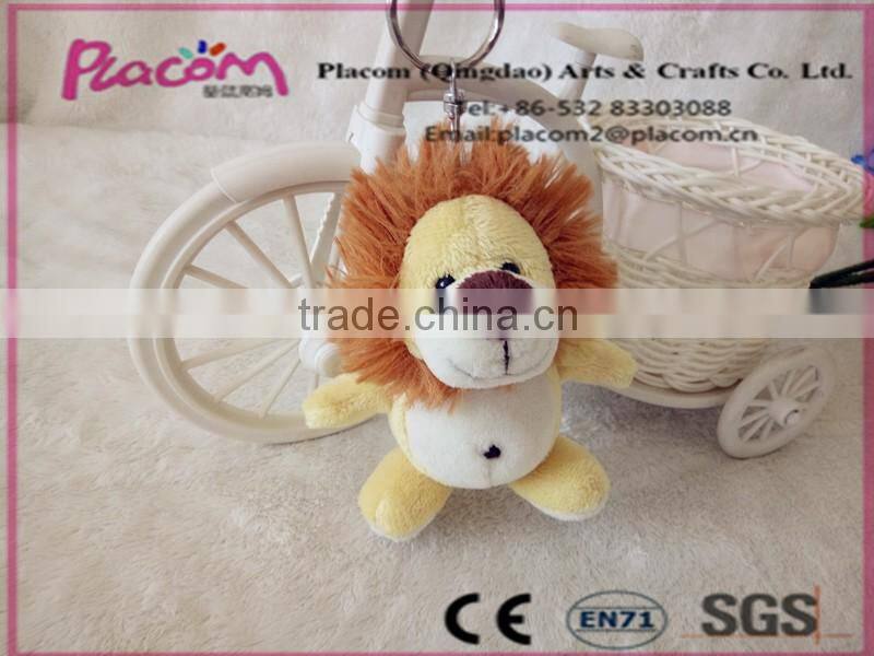 New design Lovely Fashion High quality Customize promotional gifts plush keychains Lions