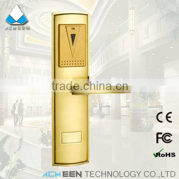 gold RFID hotel door lock