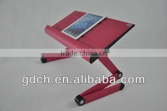 laptop table design portable computer table with push button joint