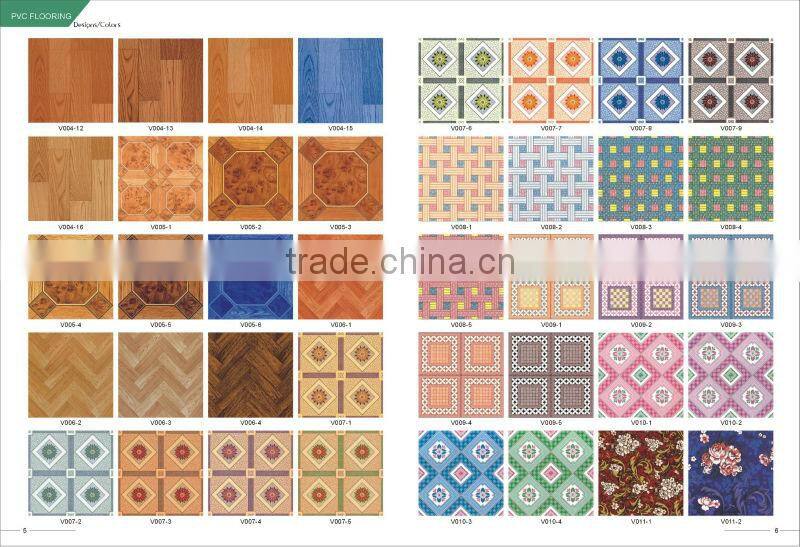 laminate flooring roll with various designs & colors