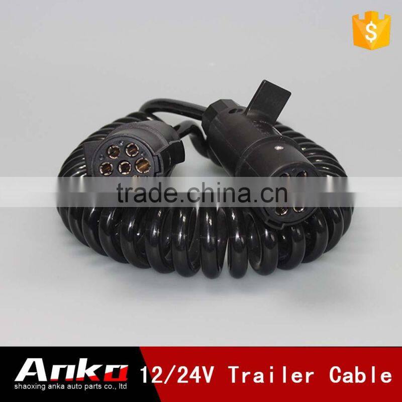 european australia 12v 24v high quality auto parts 5m 7 core truck trailer cable